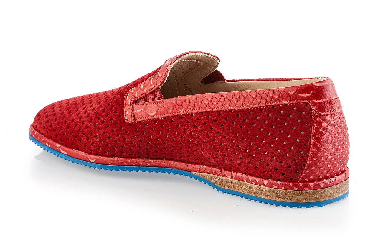 6303 Loriblu Moccasins / Red