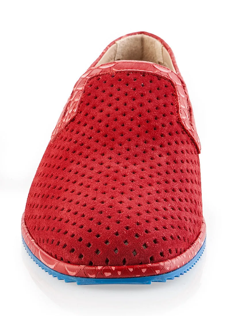 6303 Loriblu Moccasins / Red