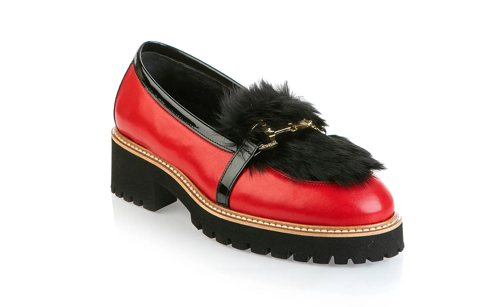 8042 Fiorangelo Shoes / Red