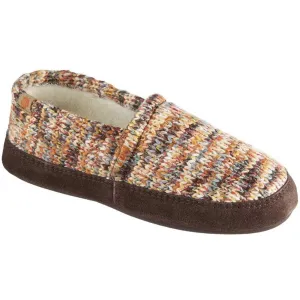 Acorn Women’s Moccasins - Textured Cozy, Sunset Cable Knit, Small | A10080SCKWS