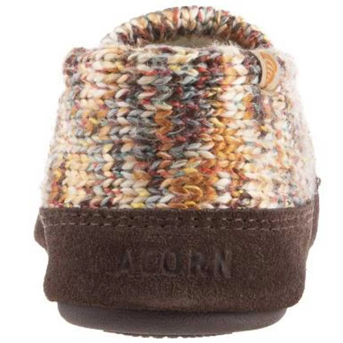 Acorn Women’s Moccasins - Textured Cozy, Sunset Cable Knit, Small | A10080SCKWS