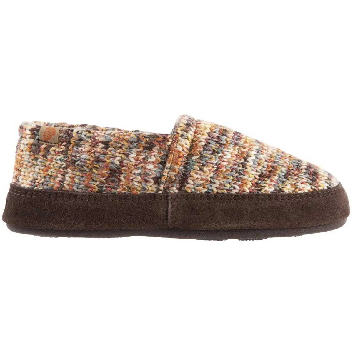 Acorn Women’s Moccasins - Textured Cozy, Sunset Cable Knit, Small | A10080SCKWS