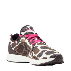 Ariat Ladies Fuse Cow Print Lace Up Sneakers 10044488