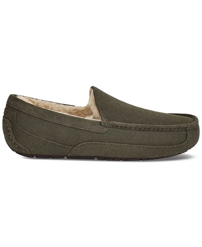 Ascot UGG men's moccasin slippers, green