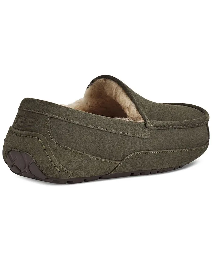 Ascot UGG men's moccasin slippers, green