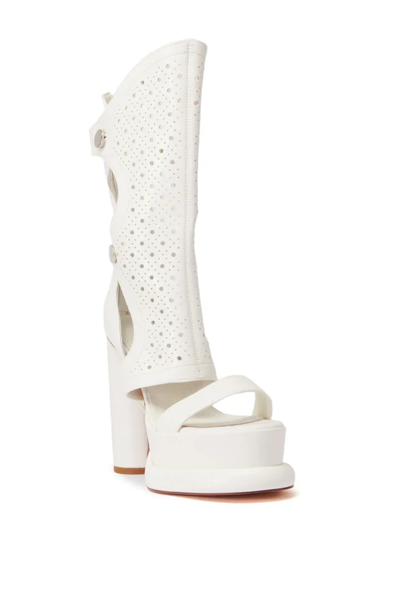 AZALEA WANG KWAME WHITE GLADIATOR SANDAL