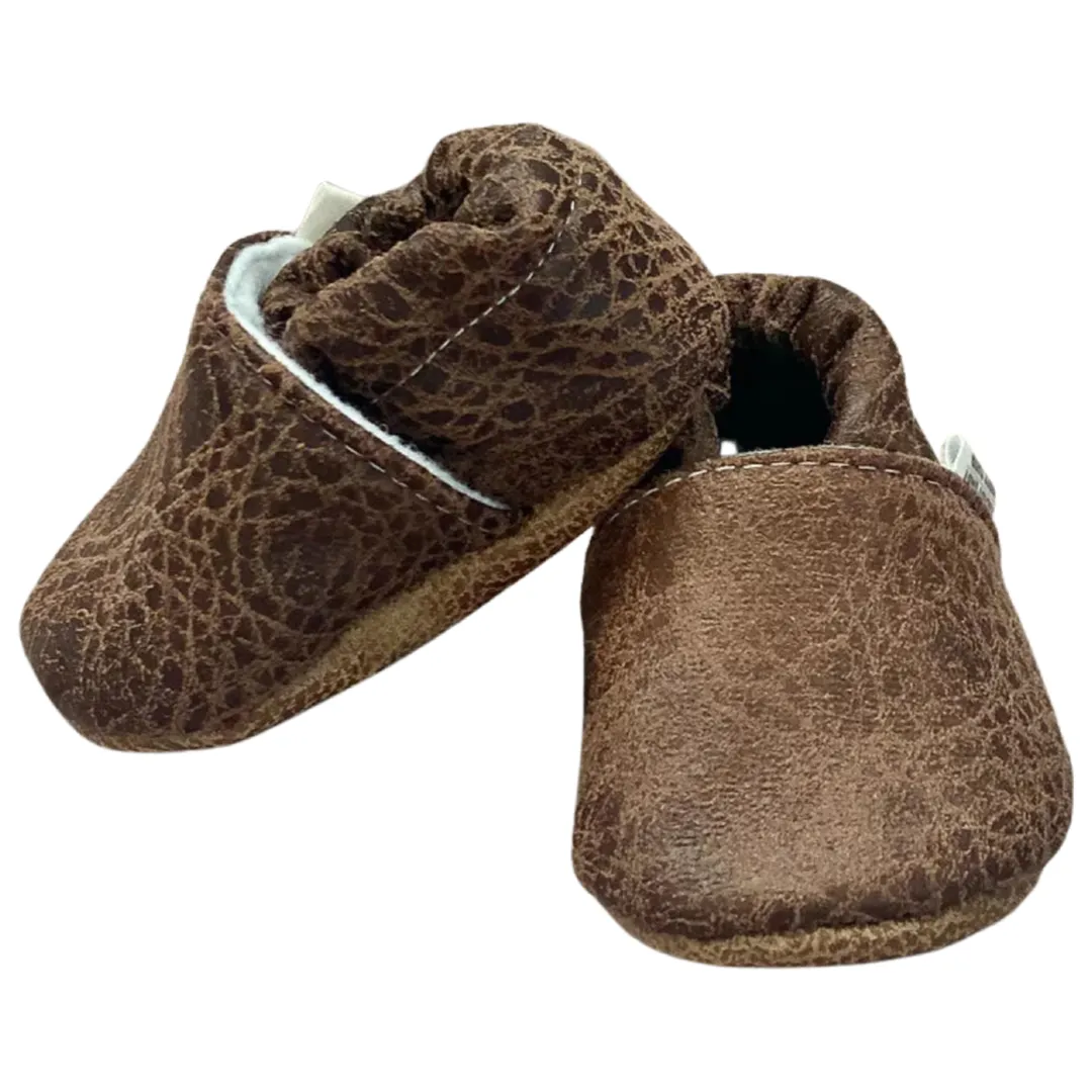 Baby & Toddler Moccasins - Chocolate Suede