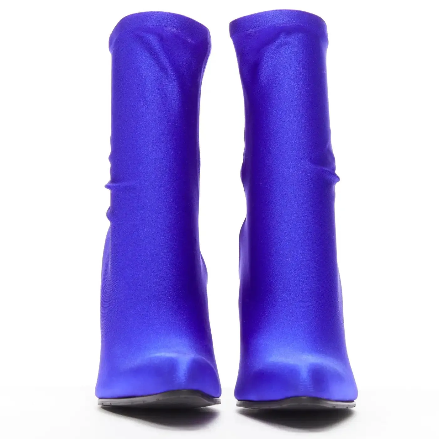 Balenciaga Denma Shiny Sock Booties 'royal Blue'