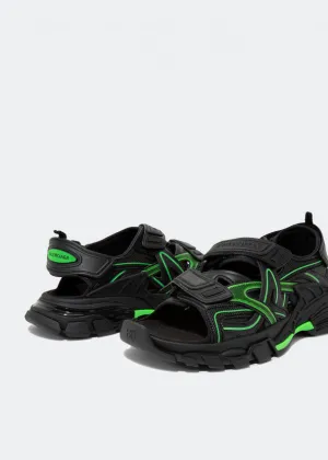 Balenciaga Track Sandal 'Black Fluo Green'