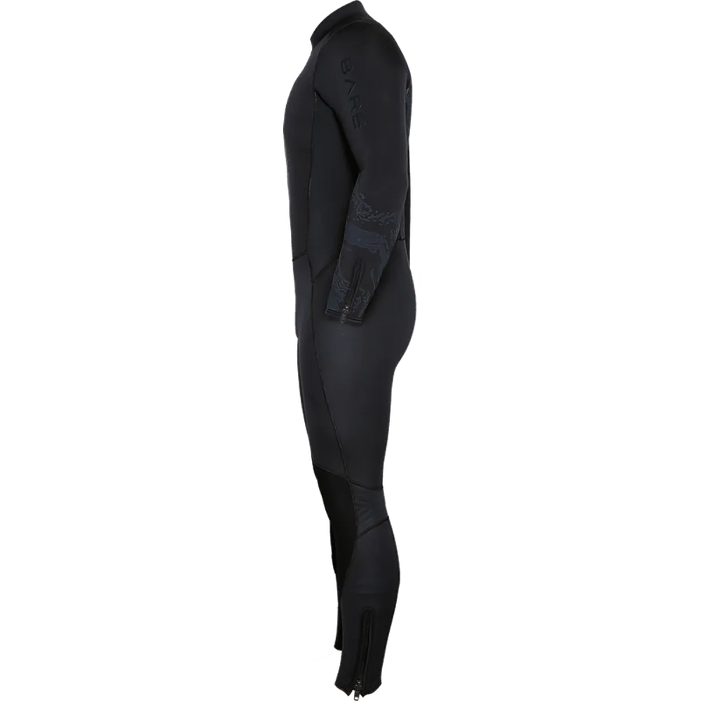 BARE Men's 5mm Velocity Ultra Full Wetsuit Package w/ FREE Wetsuit Hanger & Mask Strap