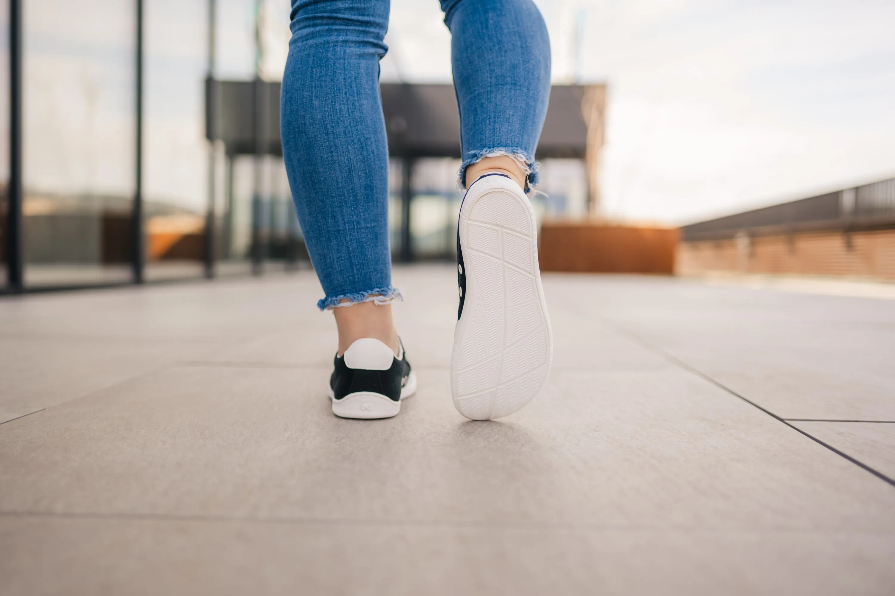 Barefoot Sneakers Be Lenka Rebound - Black & White