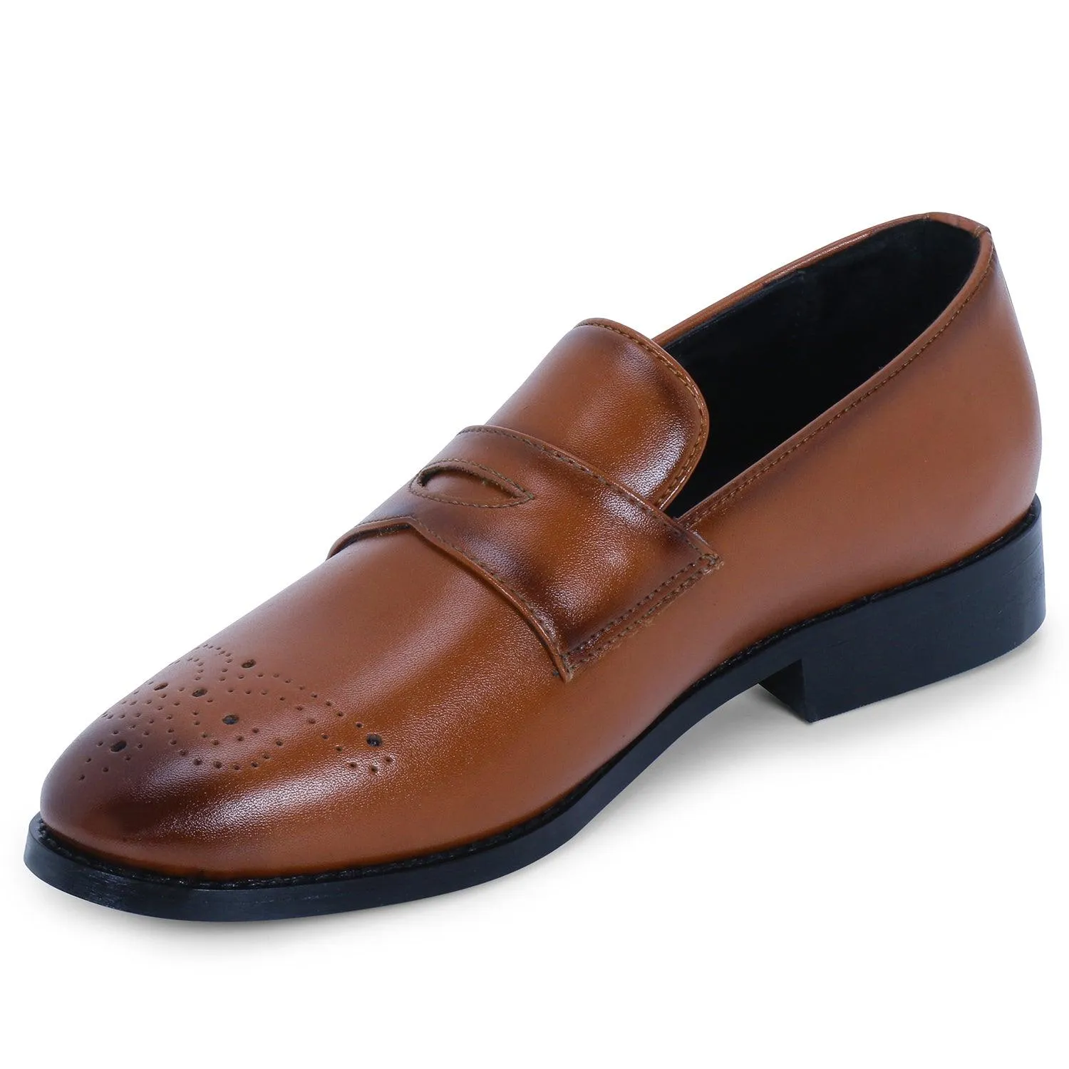 Basel Brogues Tan Loafers