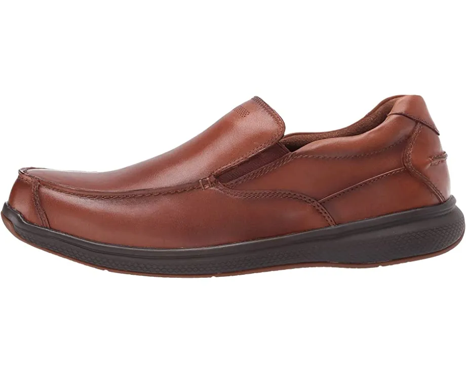 Bayside Steel Toe Slip-On Florsheim Work Loafers, Cognac