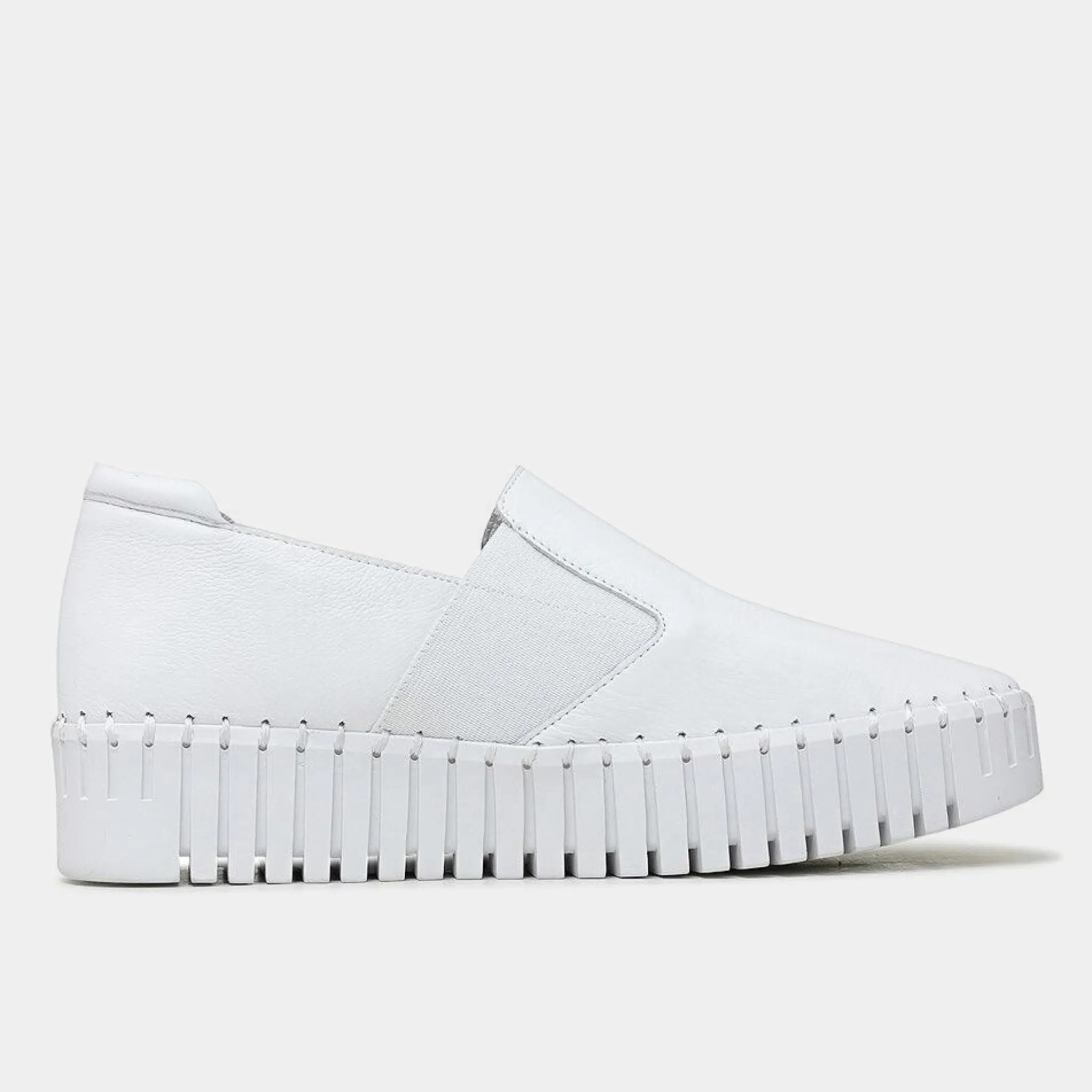 Becca White Leather Sneakers