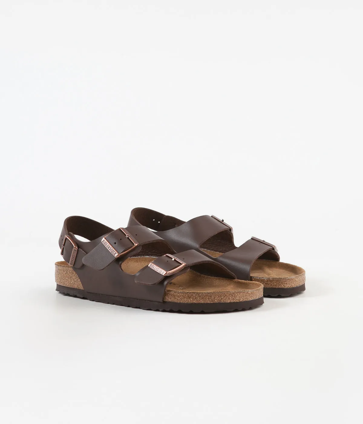 Birkenstock Milano Sandals - Dark Brown