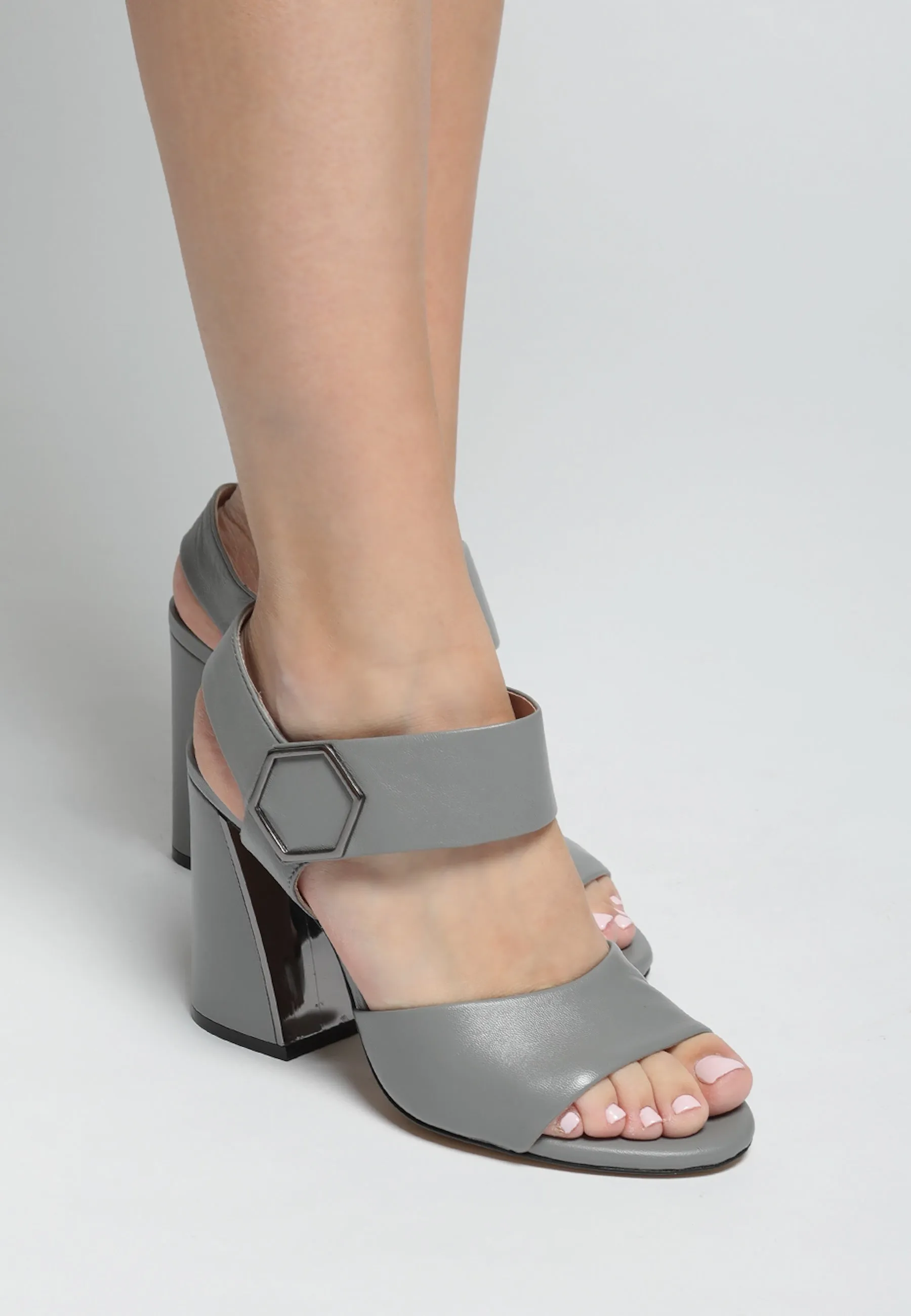 Block High Heels Sandals