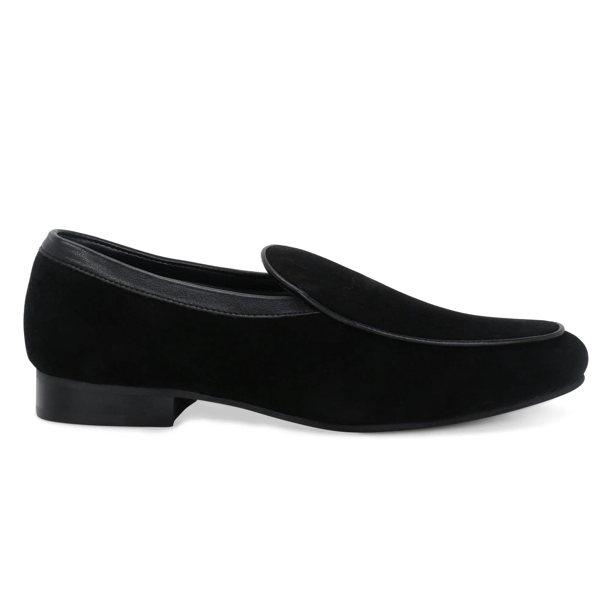 Boston Black Suede Classic Loafer