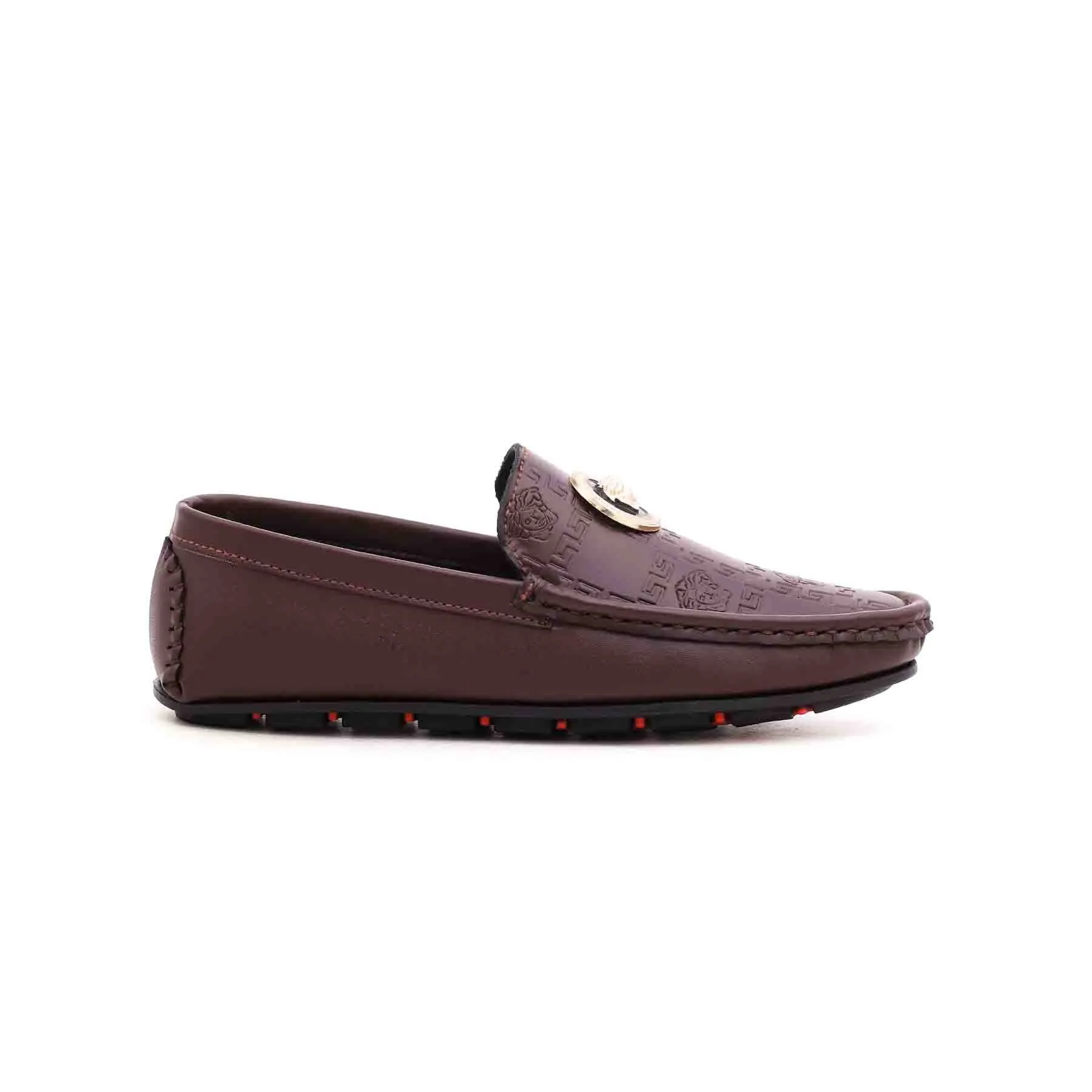 Boys Coffee Formal Moccasin KD0444