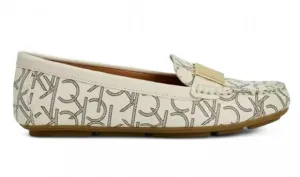 CALVIN KLEIN Cream Moccasins slip-on Loafers