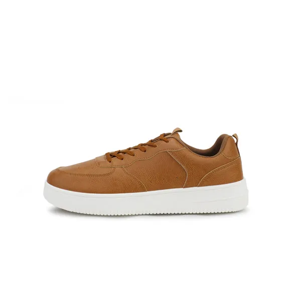 CAMEL CLASSIC LACE-UP SNEAKERS