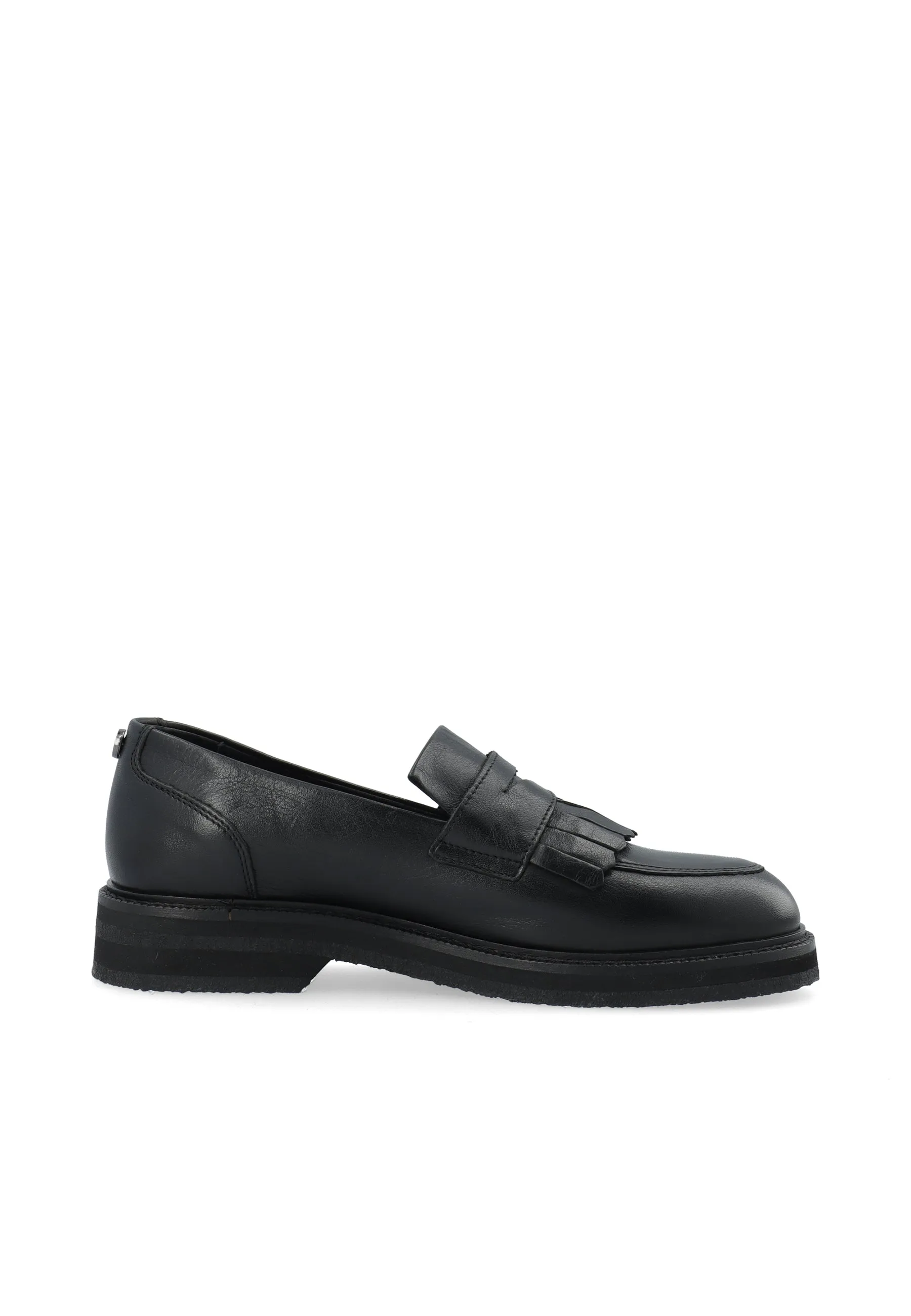 CASBETTY Loafer W. Fringes Leather