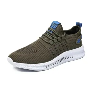 Casual Men's Summer Sneakers - Lightweight, Breathable Shoes, Tennis-Inspired Design for Walking