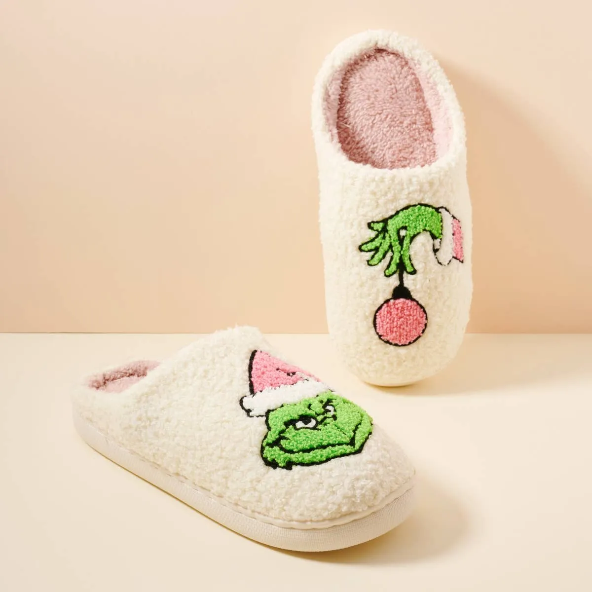 Christmas Grinch Slippers (Adult & Kids)