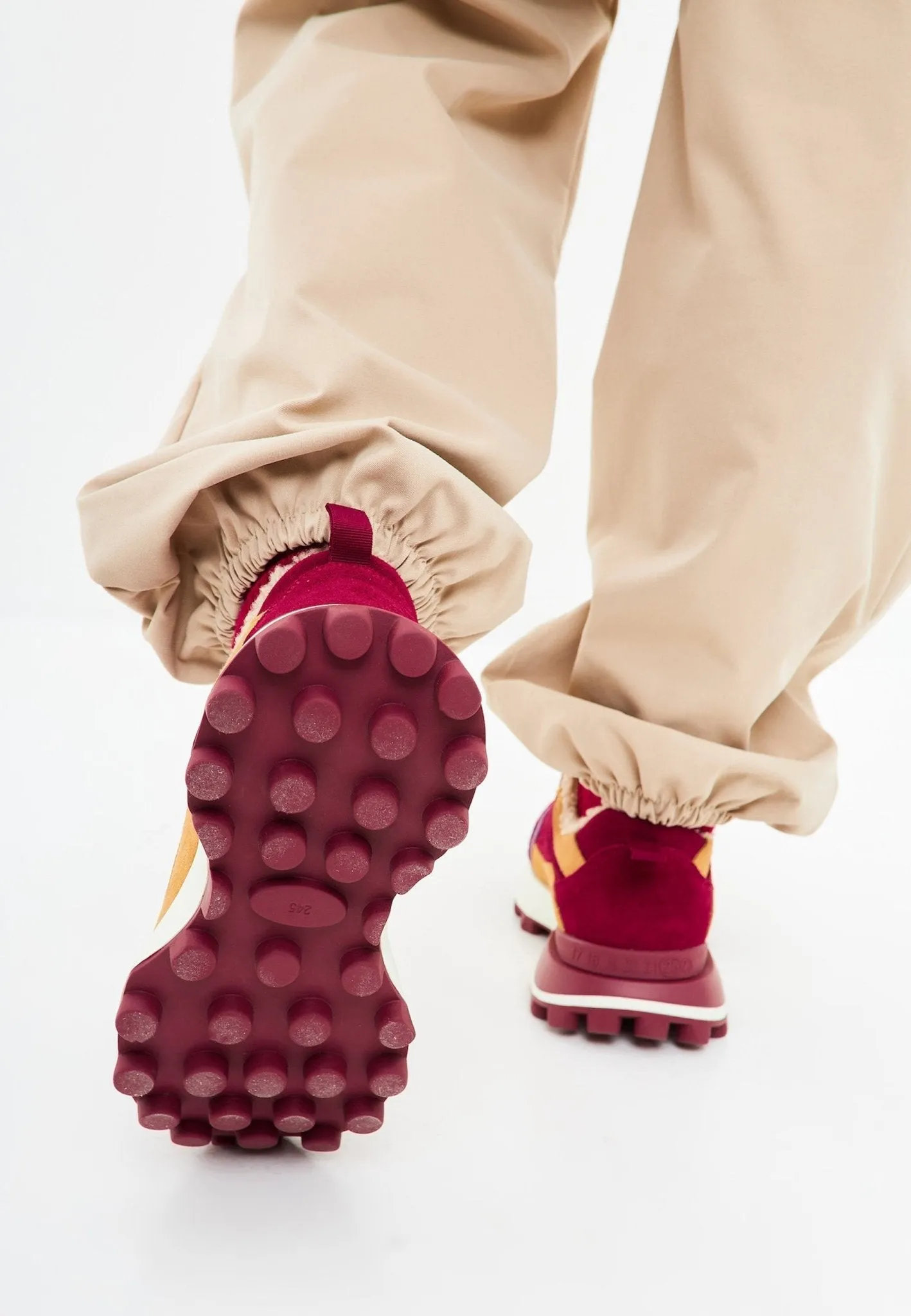 Chunky Platform Sneakers - Bordeaux