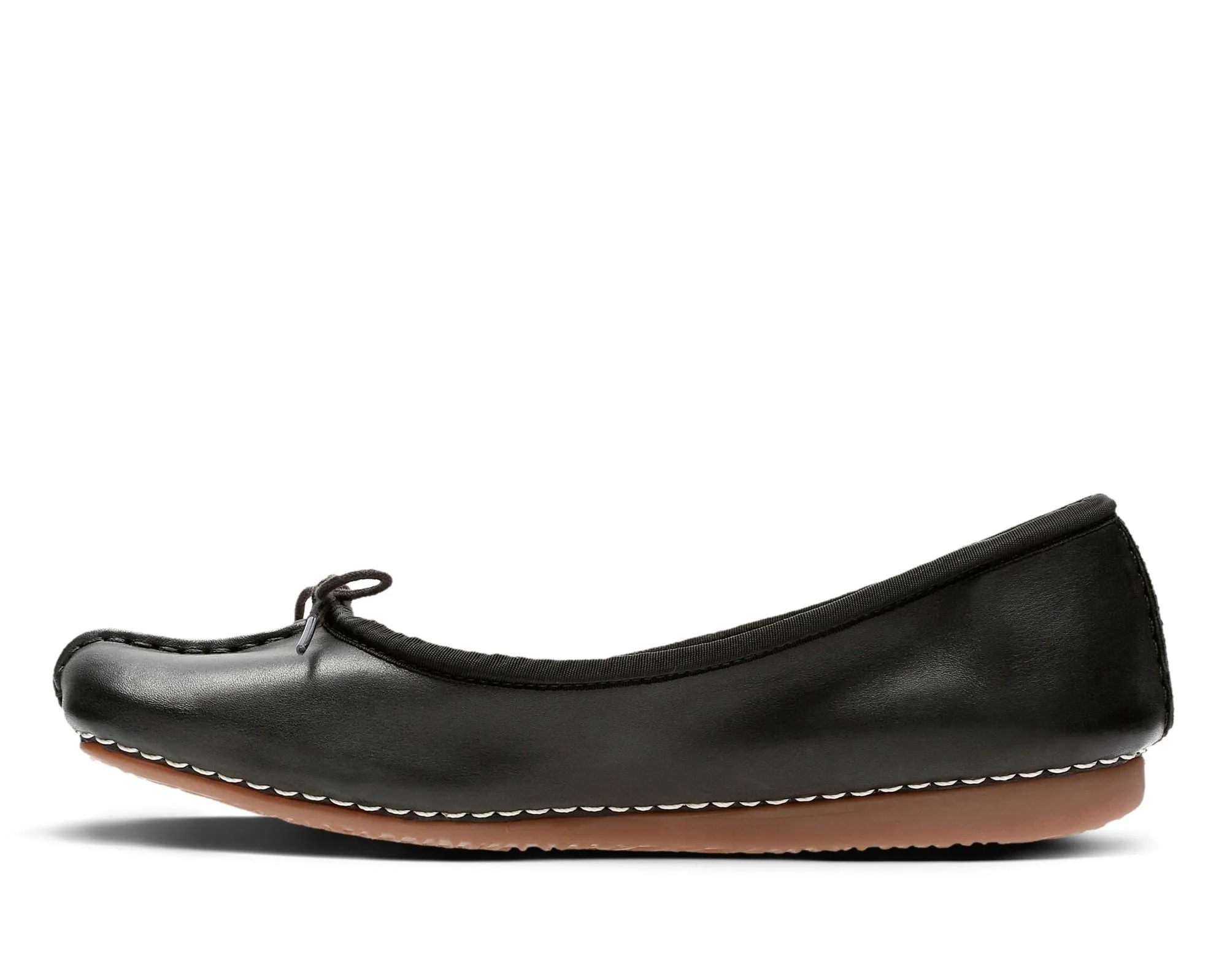 Clarks Freckle Ice Black Leather