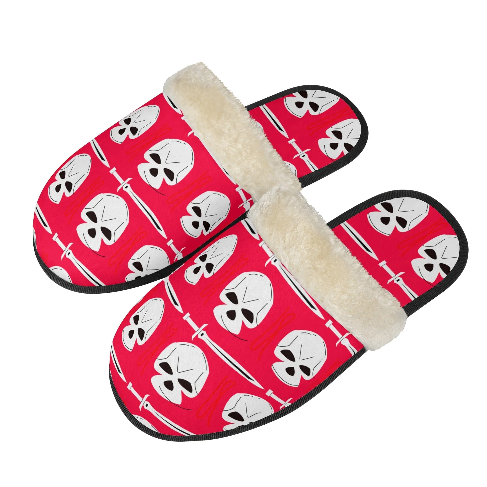 Cozy up your feet with these Women's Skull Non Slip Warm Slippers