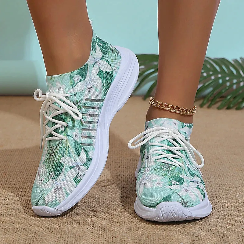 DORTE PLATFORM PRINT SNEAKERS