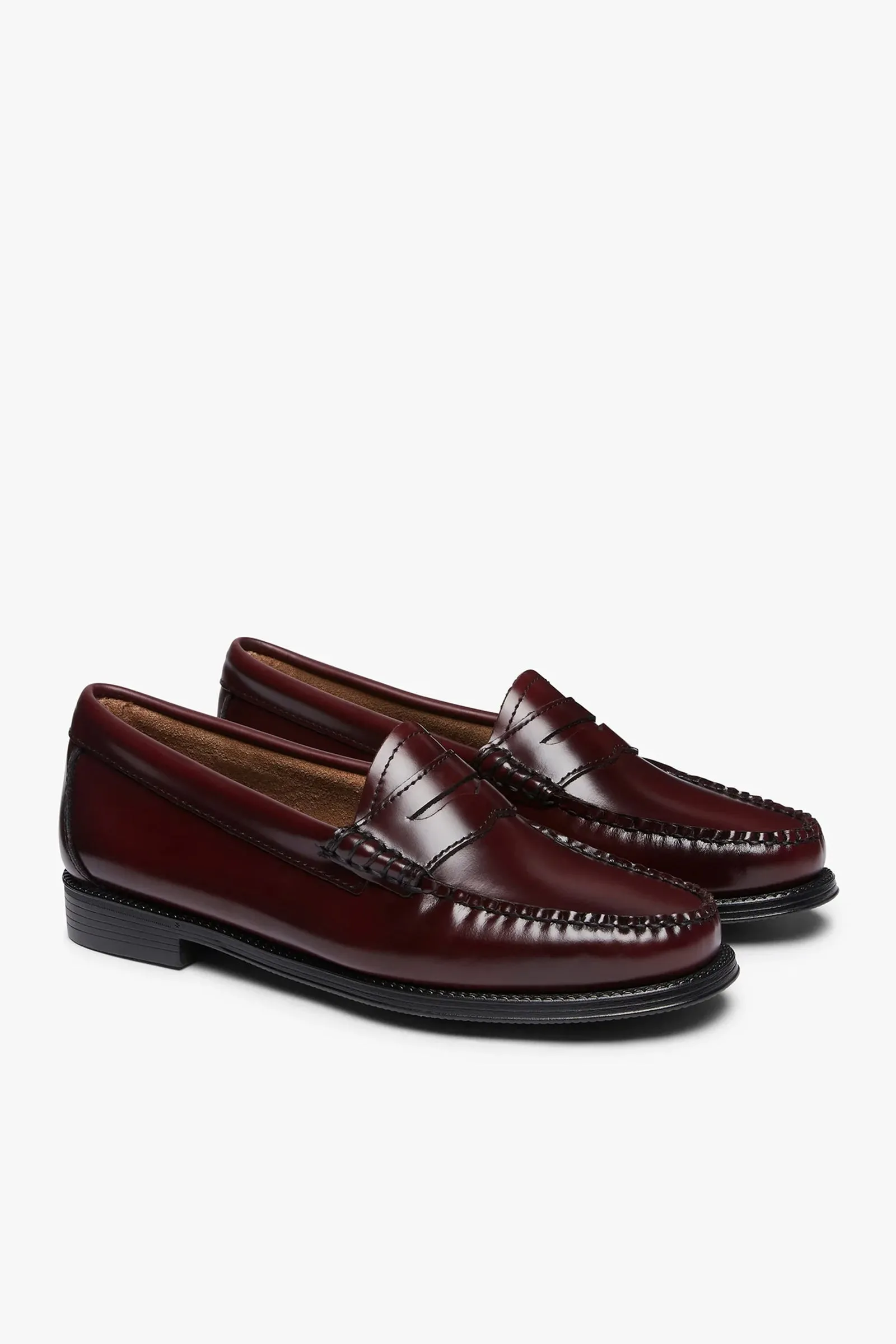 Easy Weejuns Penny Loafers Wine Leather