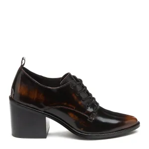 Ember Black Heeled Loafers