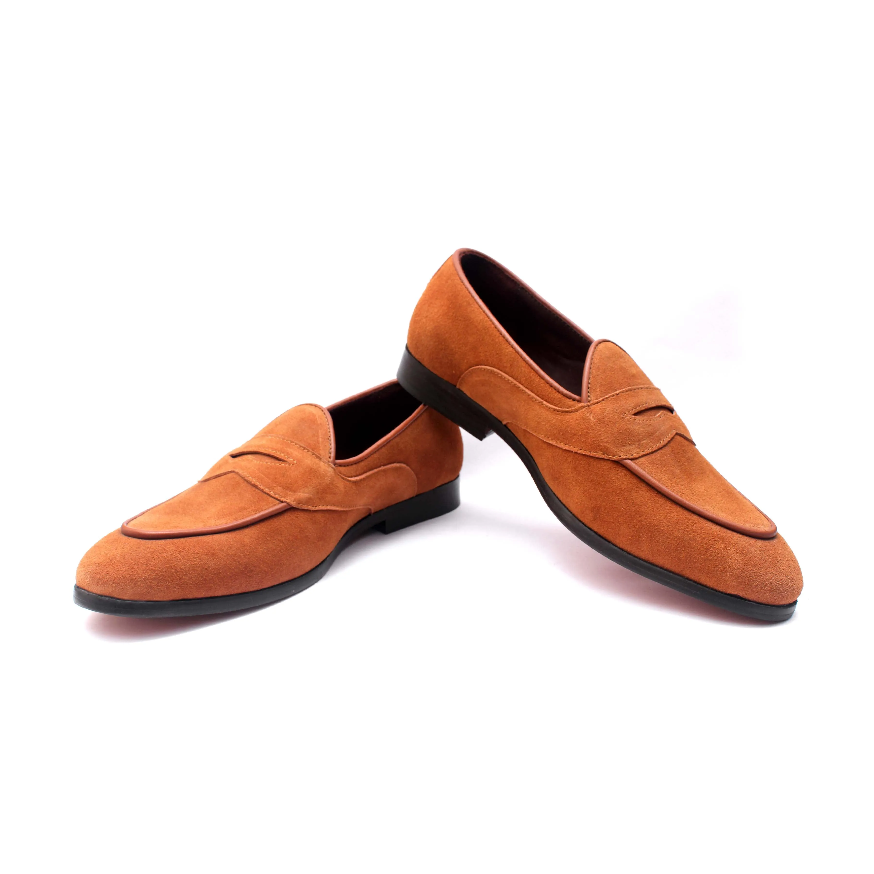 Full Saddle Penny Loafers