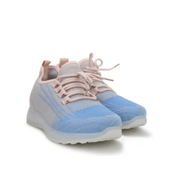 GIRLS' BLUE & PINK CLASSIC SNEAKERS