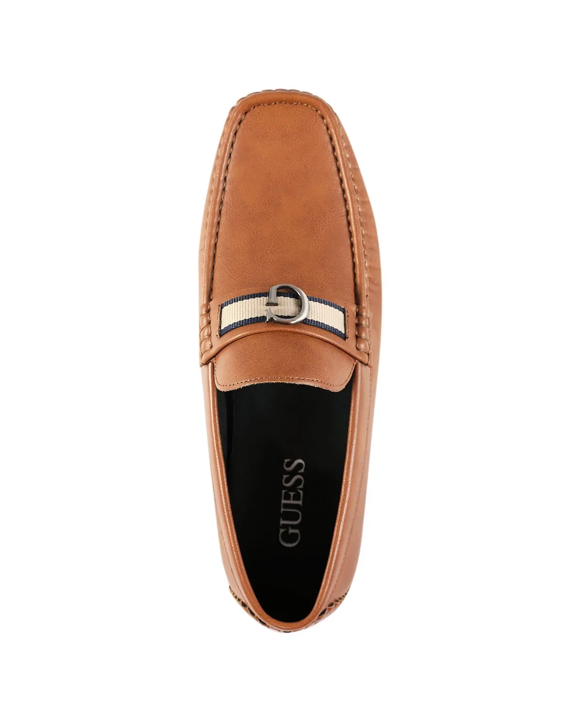 GUESS Men's Aurolo Moc Toe Slip On Driving Loafers