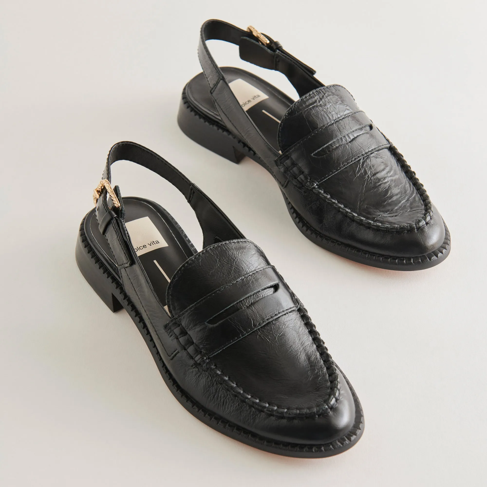 HARDI LOAFERS MIDNIGHT CRINKLE PATENT