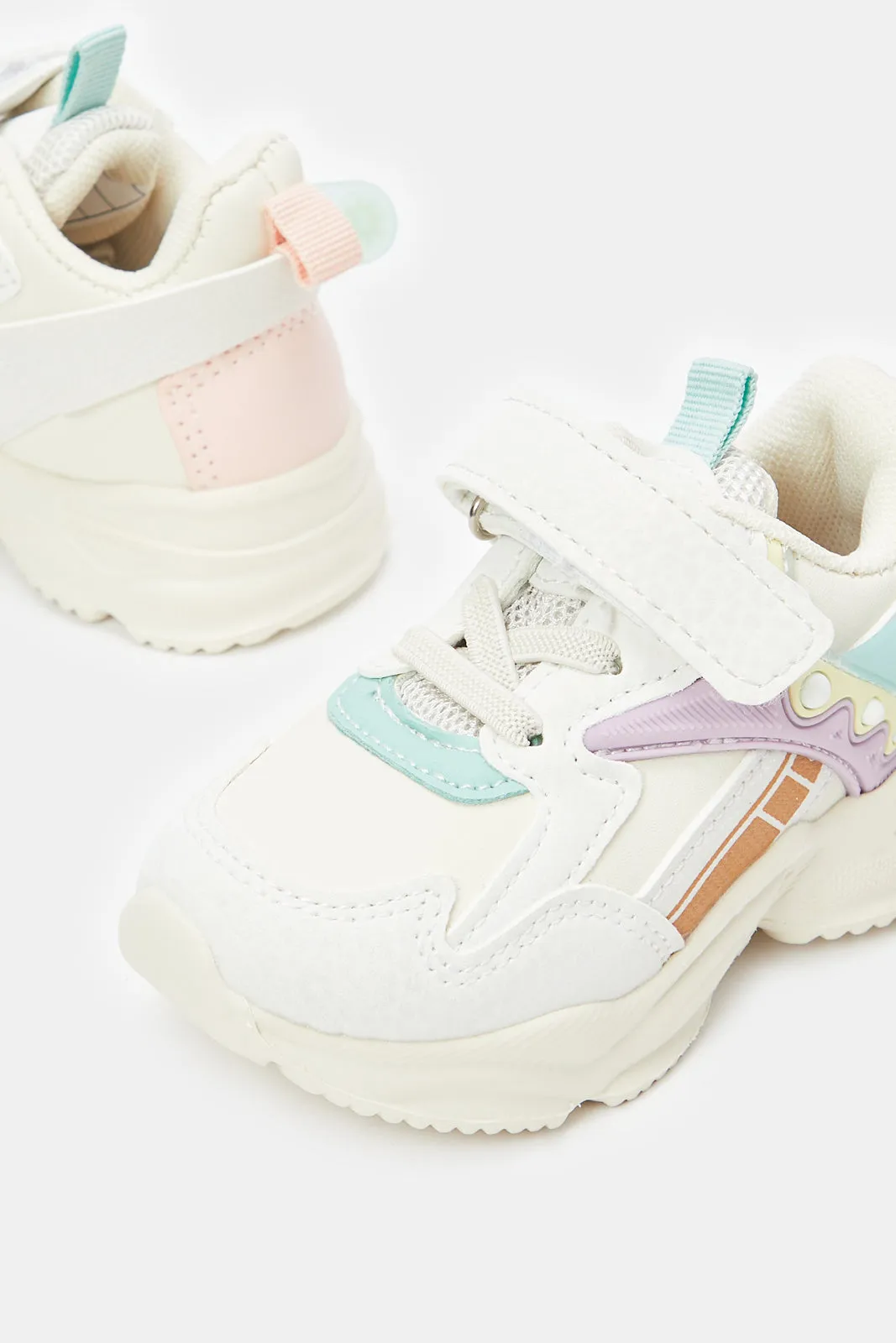 Infant Girls Pink Multi Piece Trainer