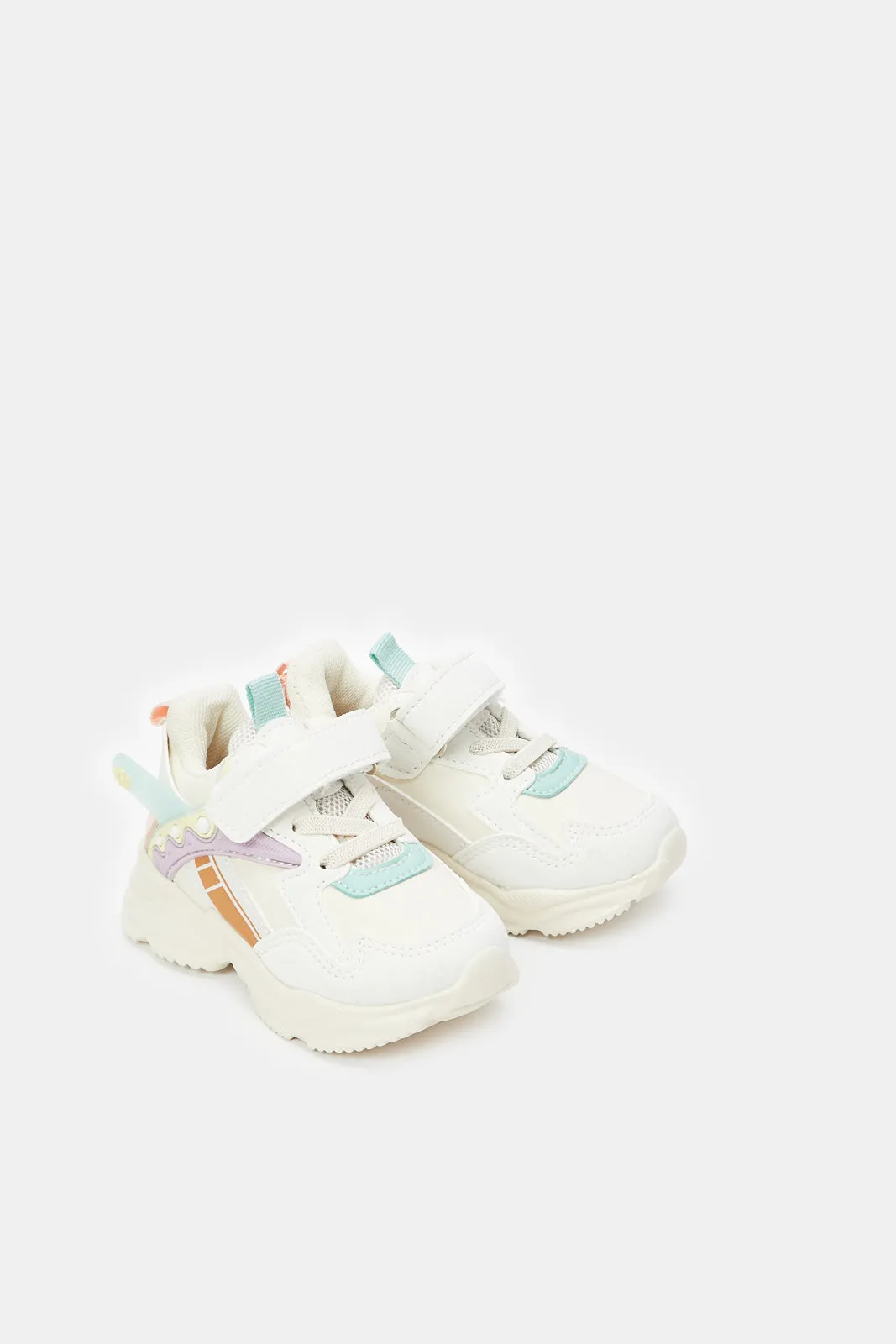 Infant Girls Pink Multi Piece Trainer