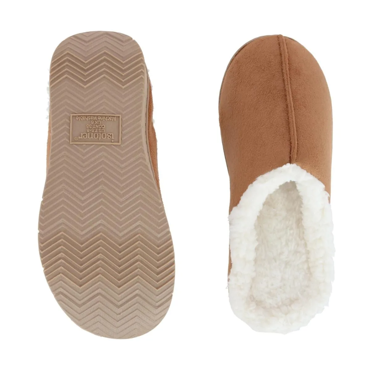 Isotoner Women's Recycled Microsuede Rory Hoodback Slipper