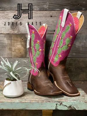 Ladies Macie Bean M9132 Prickled Pink Cactus Boots