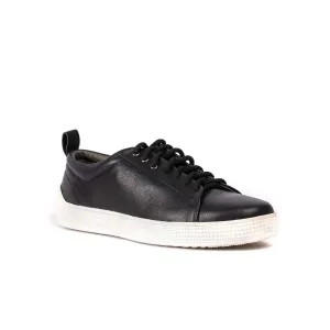 Leather Sneakers Black