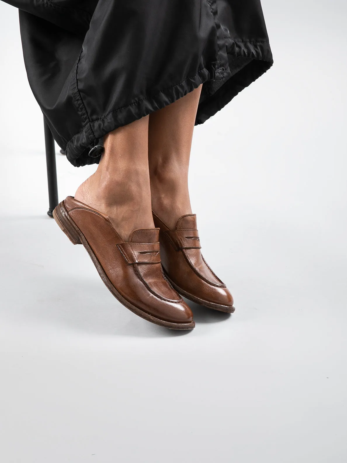 LEXIKON 516 - Brown Leather Loafers