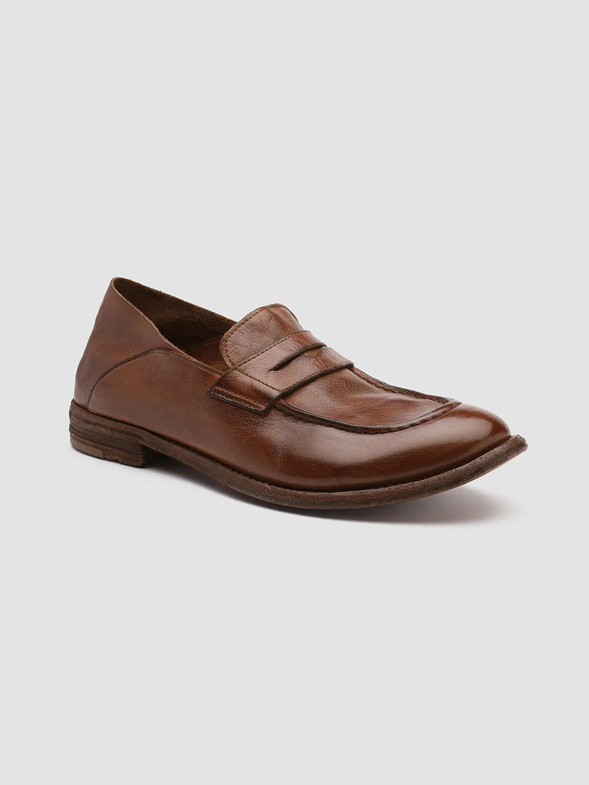 LEXIKON 516 - Brown Leather Loafers