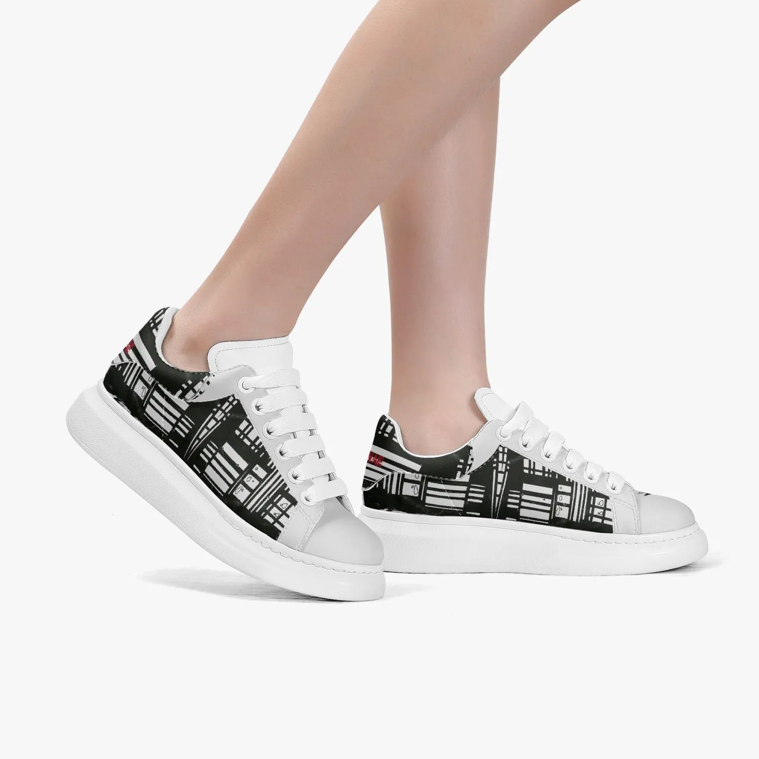 Lifestyle Low-Top Leather Sneakers City Windows