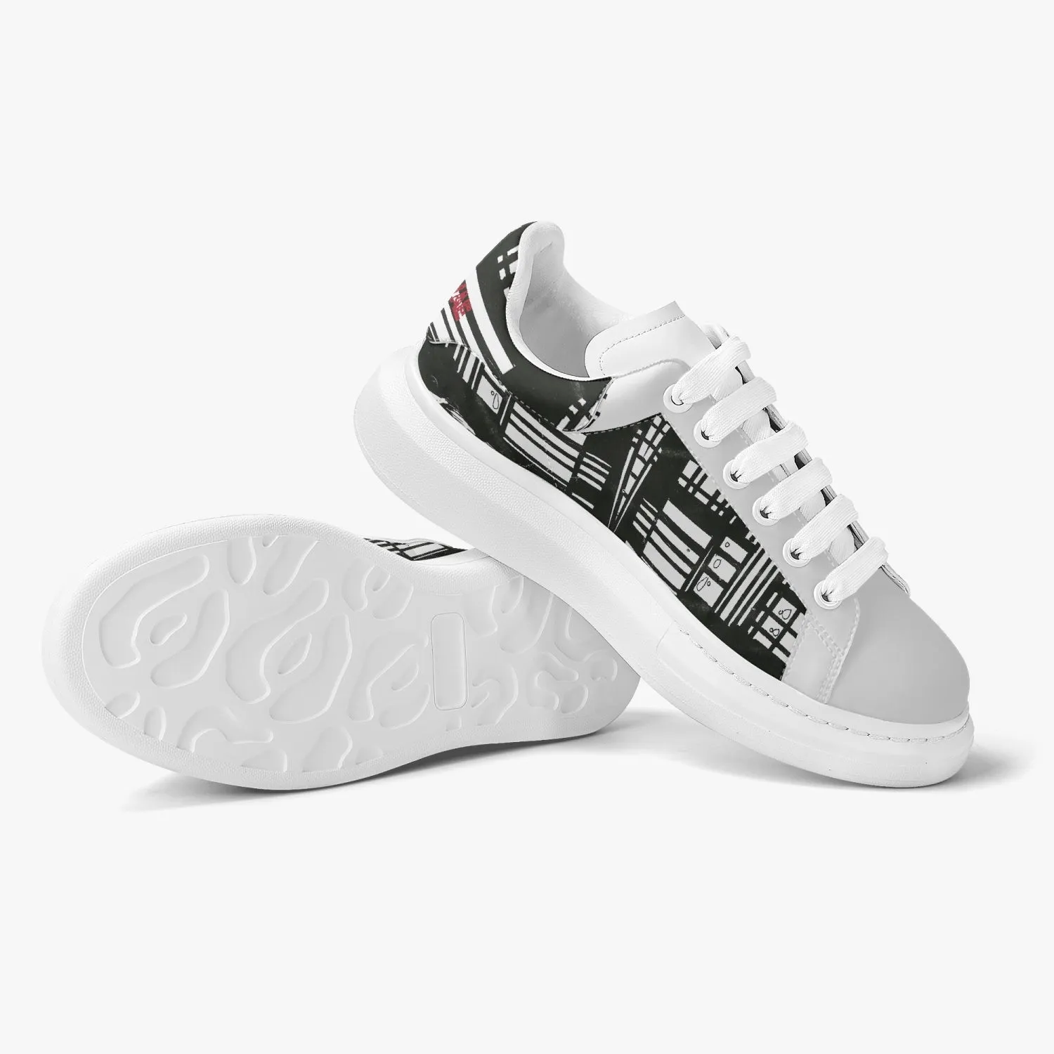 Lifestyle Low-Top Leather Sneakers City Windows