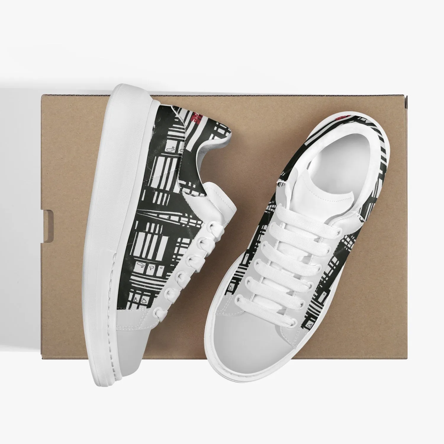 Lifestyle Low-Top Leather Sneakers City Windows