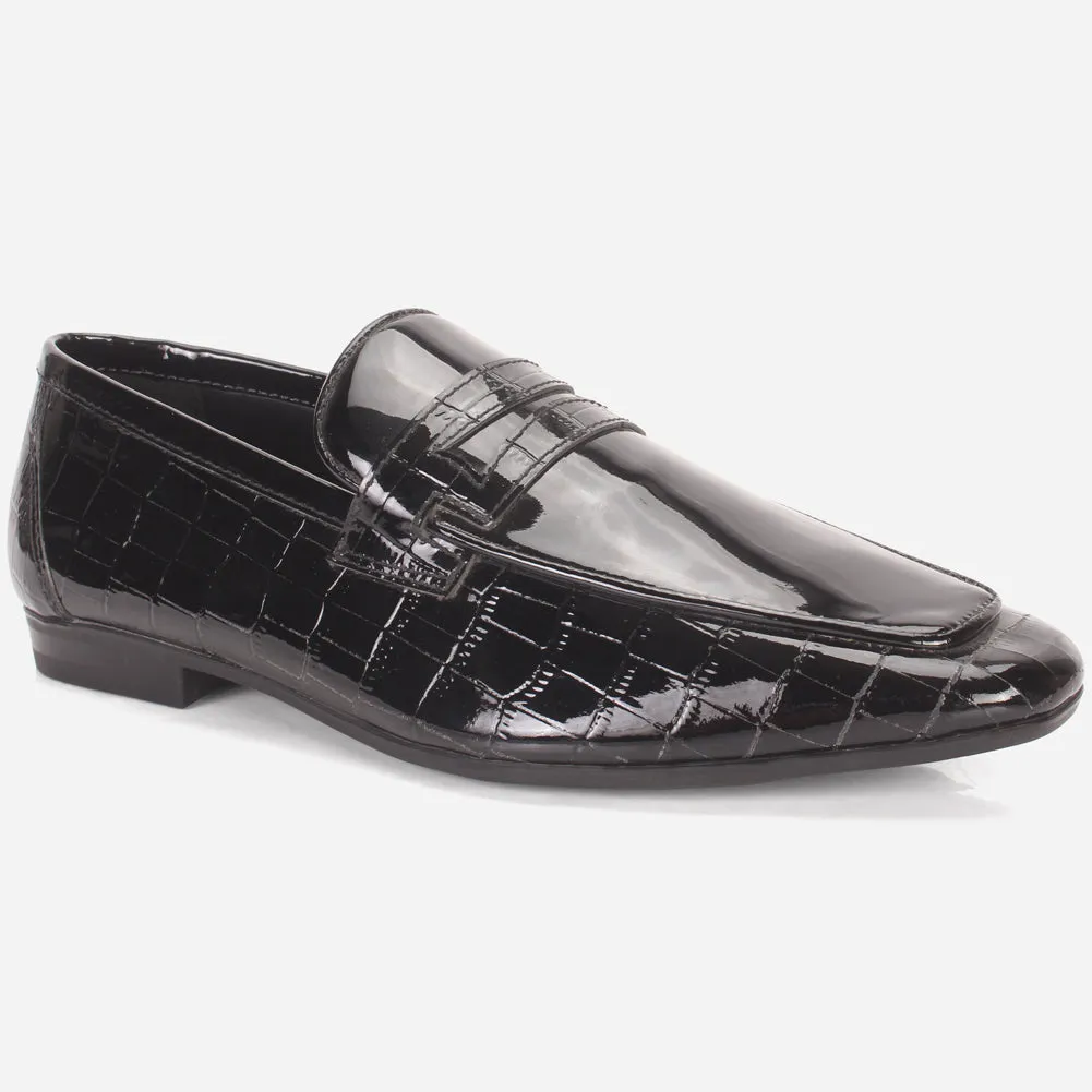 Men "KLIEN" Leather Office Dress Slip-On Oxfords