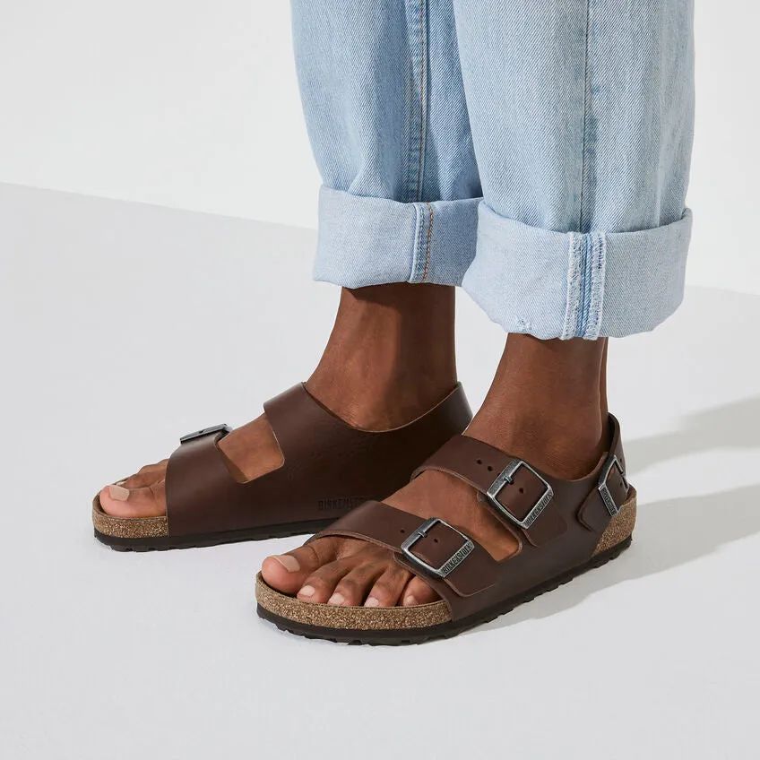 MEN'S BIRKENSTOCK MILANO GRIP | VINTAGE ROAST LEATHER