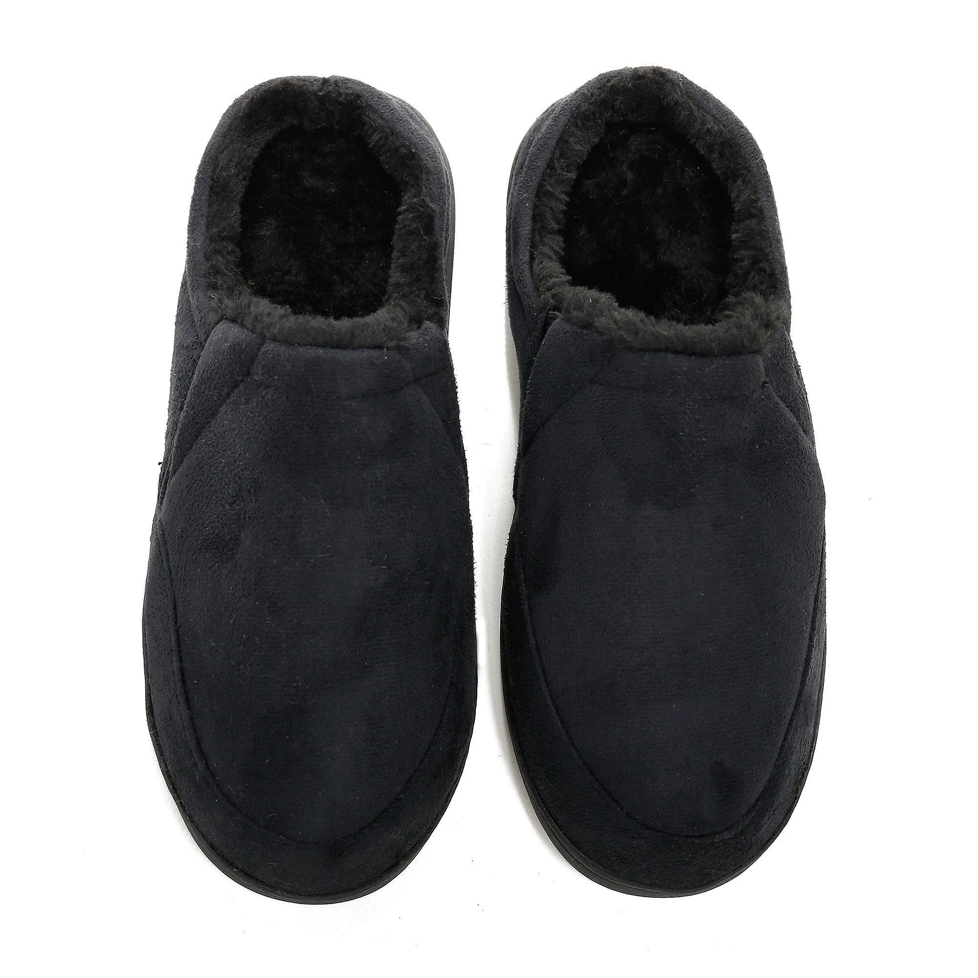 Men's Indoor Slip-On Clog Slipper - Black